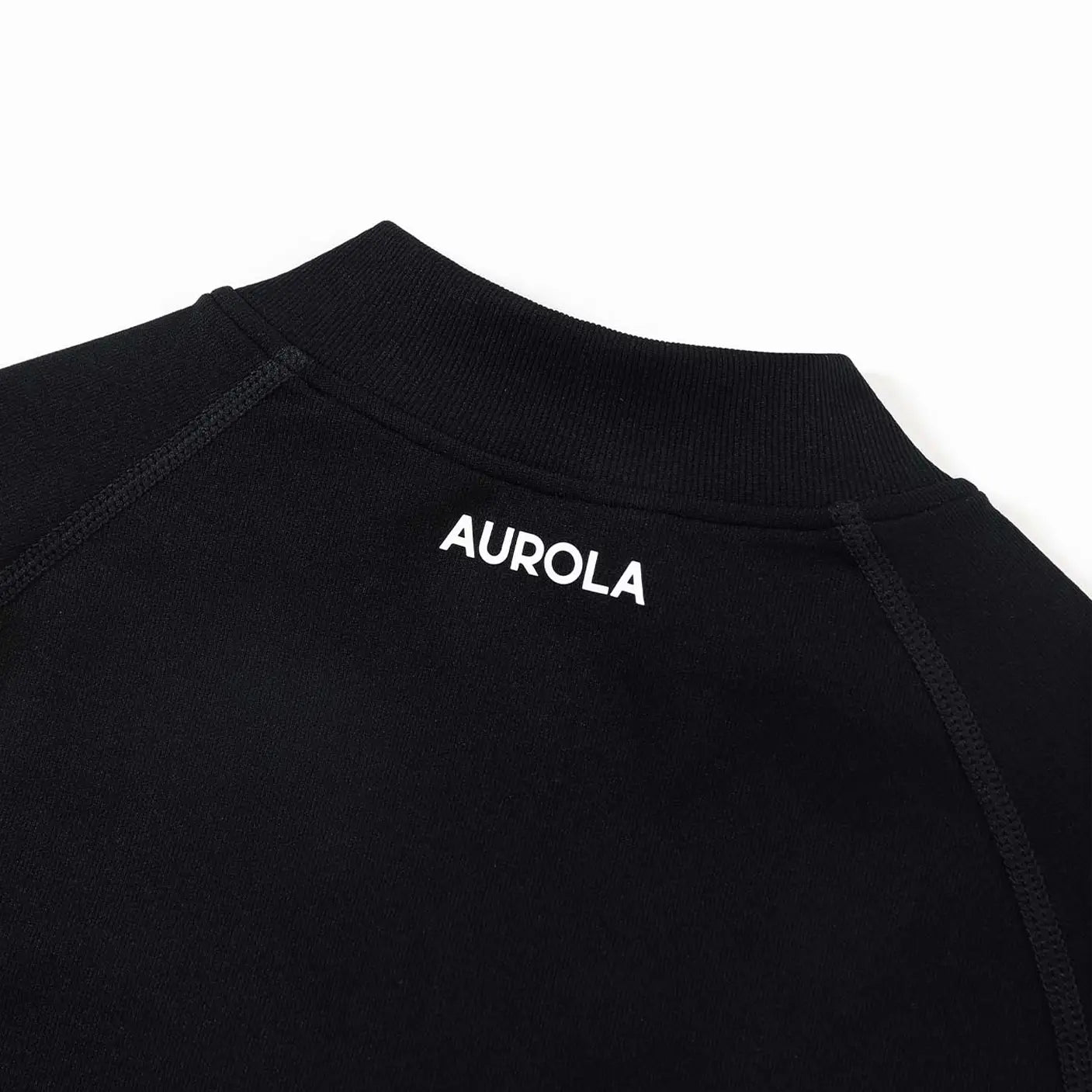 AUROLA Power Short Sleeve Zippy Ribbed Active Shirt for Women, Seamless Longline Workout T‑Shirt Athletic Yoga Zip up Top