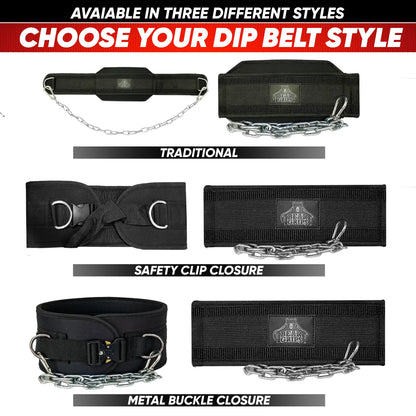 Bear Grips Dip Belt for Weightlifting - Workout Equipment Squat Waist Belt with Chain for Men and Women - Strength Training Equipment Dipping Belt for Powerlifting Pull Ups Squat Dips Deadlift