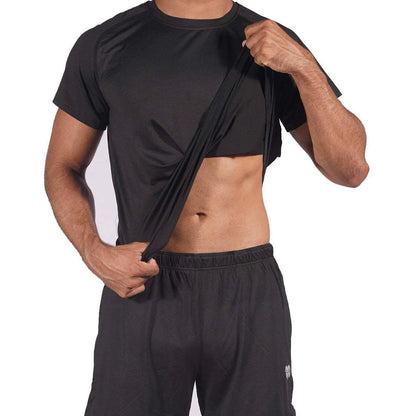 Men'S Dry Fit Gym T-Shirt, Black [S24]