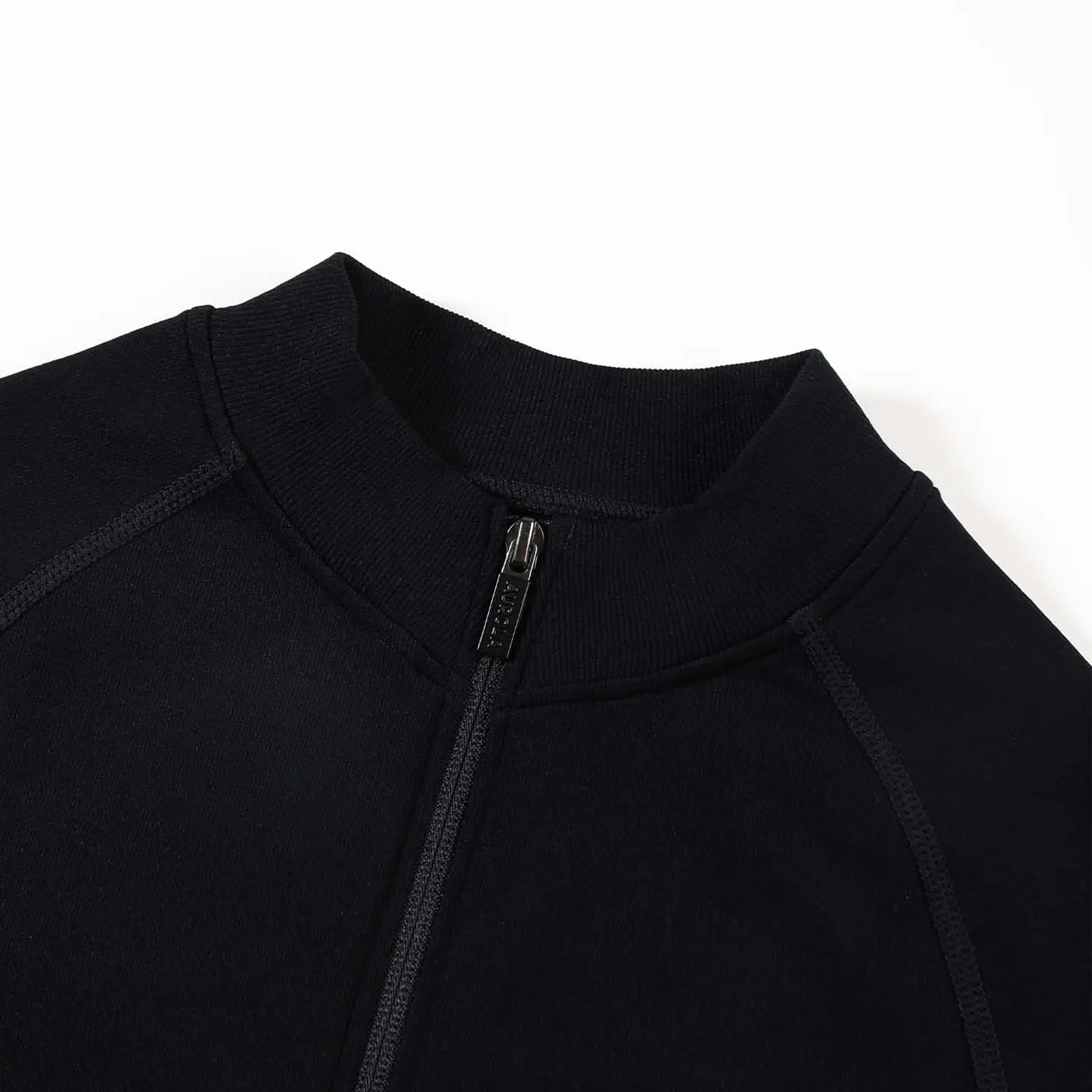 AUROLA Power Short Sleeve Zippy Ribbed Active Shirt for Women, Seamless Longline Workout T‑Shirt Athletic Yoga Zip up Top