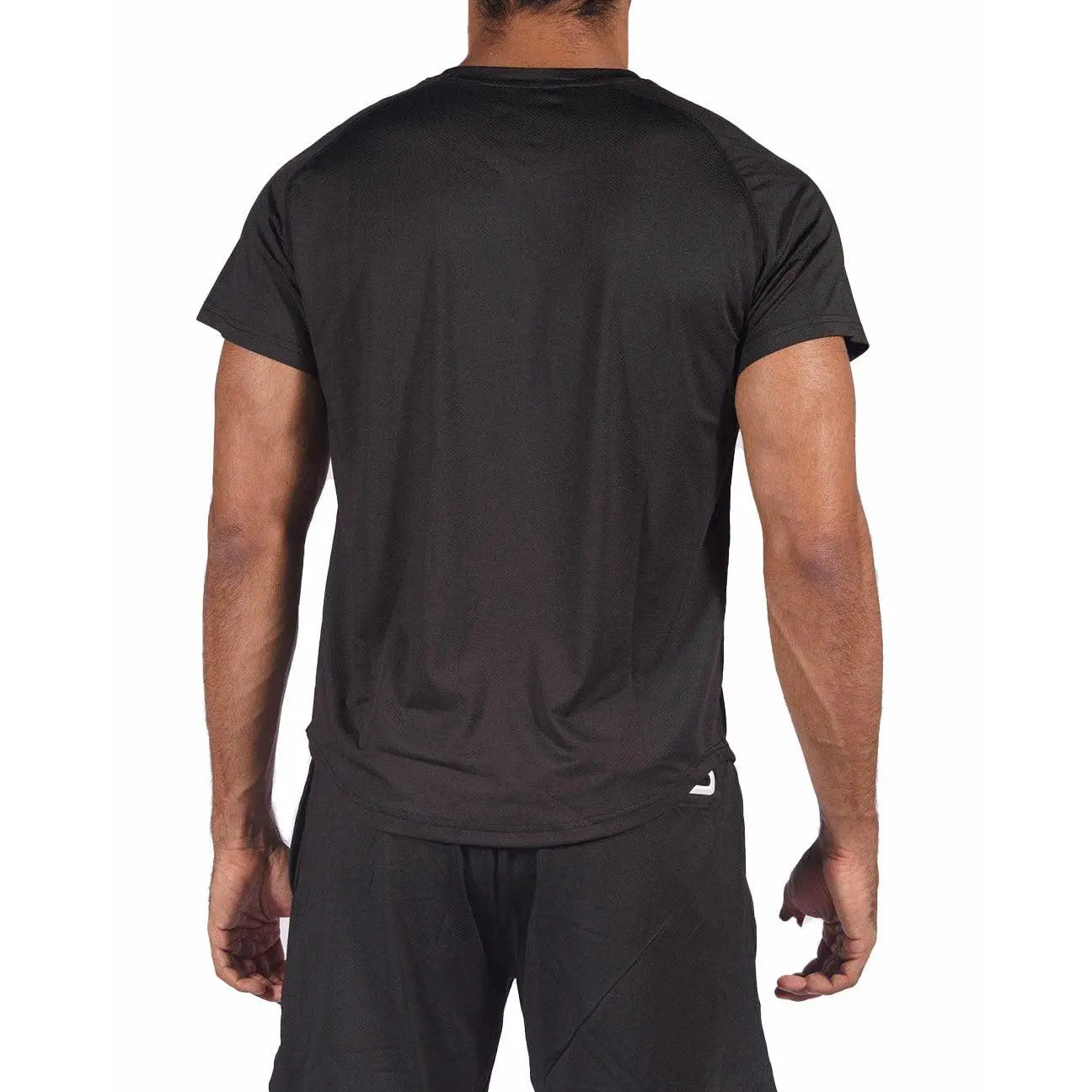 Men'S Dry Fit Gym T-Shirt, Black [S24]