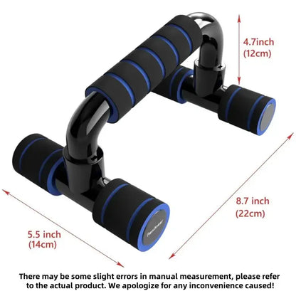H-Shaped Push up Bar, 1 Pair Push up Stand for Home Gym Workout, Portable Gym Equipment, Strength Training Equipment, Fitness Equipment for Men & Women